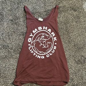 Gym Shark stringer Size M men’s dark red